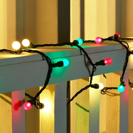 Holiday Time Indoor Outdoor Led Warm White Green Red Glass G15 Holiday Time Indoor Outdoor Led Warm White Green Red Glass G15 Lights 19 70 Count Com