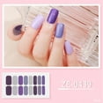 thumbnail image 3 of 16 Strips Polish Sticker Stickers Set for UV Lamp Nails Polish Wraps Fashion Art Sticker, 3 of 9