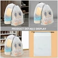 thumbnail image 6 of Raindrops 14-Pack Transparent PE Shoe Storage Bags Quick Identification for Home Organization, 6 of 8