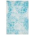 thumbnail image 3 of SAFAVIEH Adirondack Wyatt Traditional Distressed Area Rug, Ivory/Teal, 5'1" x 7'6" - Transitional Modern Design, Ivory & Teal, Ideal for Living Room, Bedroom, Dining Space, 3 of 17