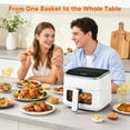 thumbnail image 4 of Atilioo 4Qt Air fryer with View Window & 8 Presets, Digital Touchscreen Space-Saving Rapid Air Cooker, Non-Stick & Dishwasher Safe, White, 4 of 10