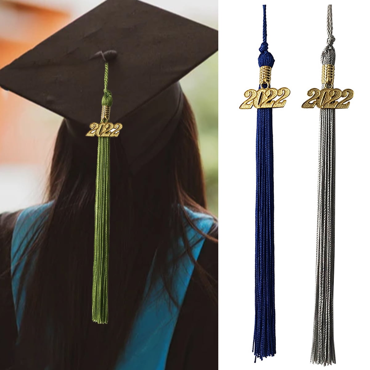 Cheers US Graduation Tassel Academic Graduation Tassel with 2022 Year Charm  Ceremonies Accessories for Graduate Caps Hats Parties Ceremonies Souvenir  Gifts