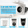 thumbnail image 2 of 50A RV Plug Twist Lock Inlet,Shore Power Inlet 125V/250V Receptacle for Marine Boat Trailer CamperShed, 2 of 6