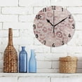 thumbnail image 3 of Dreamtimes Golden Leopard Print Wall Clock,Silent Non Ticking 10 Inch Battery Operated Round Wall Clocks for Kitchen,Home,Bedrooms,Office Decor, 3 of 6