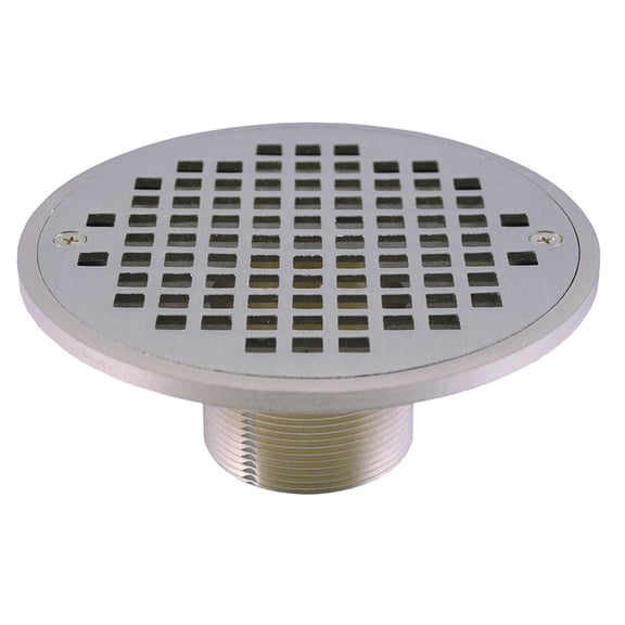 2" IPS Metal Spud with 6" Chrome Plated Round Strainer,PartNo D60970 JonesStephe