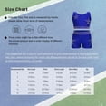 thumbnail image 7 of Hansber Kids Girls Cheerleading Outfits Shiny Rhinestones Dance Crop Top and Gymnastics Shorts Set Dancewear Light Purple 14, 7 of 7