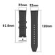 thumbnail image 2 of Correa de cuero de silicona para Samsung Galaxy Watch 3 45 mm Amazfit GTR 2 Ticwatch PRO 3, 2 of 9