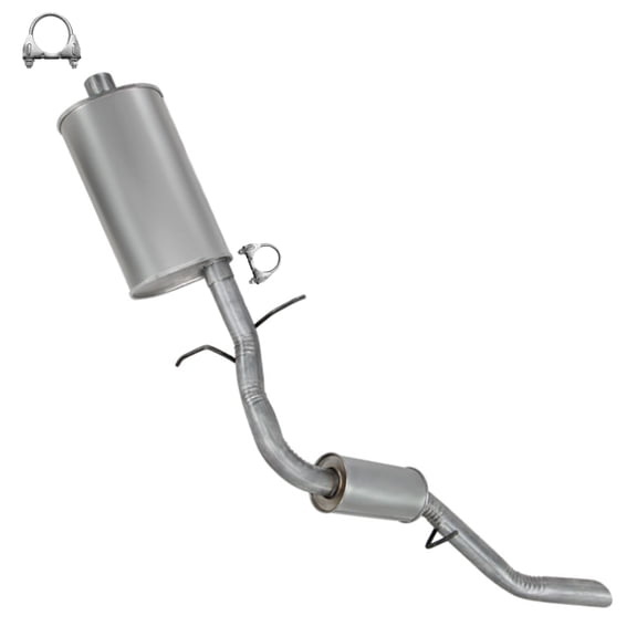 Northeastern Exhaust Muffler and Tail Pipe Kit Fits 2014–2018 Chevy Silverado 1500 & GMC Sierra 1500 4.3L 5.3L