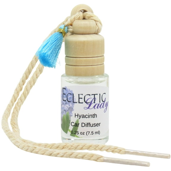 Hyacinth Scented Car Diffuser by Eclectic Lady, 7.5 ml, Air Freshener, Premium Grade Fragrance Oil