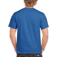thumbnail image 2 of Gildan Men's Ultra Cotton Tee, Royal, Medium, 2 of 2