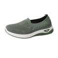 thumbnail image 2 of Norvail Womens Woven Orthopedic Walking Shoes, Breathable Soft Shoes Go Walking Slip on Shoes Hands Free Slip in Sneakers Arch Support Summer Going Out Shoes, 2 of 4