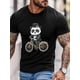 thumbnail image 2 of Men's T-Shirt,Short Sleeve Tee Shirt Casual Tops Abstract Panda Crew Neck T Shirts for Men, 2 of 8