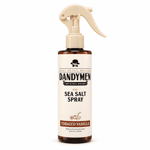 DANDYMEN COLLECTION Light Hold Sea Salt Spray 8.45 fl oz Tobacco Vanilla