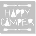 thumbnail image 4 of Happy Camper Decal RV Camping Letters Quote Car Truck Window Sticker Art 7.5x6-Inch Glossy White, 4 of 6
