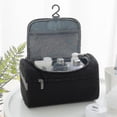 thumbnail image 2 of Men Travel Cosmetic Bag Functional Hanging Zipper Makeup Case Necessaries Organizer Storage Pouch Toiletry Make Up Wash Bag, 2 of 3