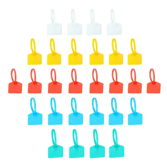 HEALEEP 100pcs fastening cable ties Nylon Random Color for General Users