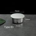 thumbnail image 2 of Bgsha Stainless Steel Floor Drain Sewer Pipe Cap Plug Anti-Blocking Sealing Cover, 2 of 6