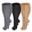 Gray Black Beige, variant on 3 Pairs Christmas opper Compression Socks for Women & Men Circulation 15-20 mmhg - Better Blood Flow, Swelling, Best Support for Medical, Running, Nursing