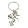 thumbnail image 5 of KALLORY 1Set Western Key Chains for Women Metal Keychain for Bags and Backpacks, 5 of 8
