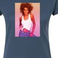 thumbnail image 3 of Whitney Houston - Gradient Photo - Juniors Fitted Graphic T-Shirt, 3 of 5