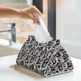 thumbnail image 6 of Xecao Lilies Flowers Print Tissue Box Cover,Modern PVC Leather Square Tissue Box Holder for Creative Decorative, 6 of 7
