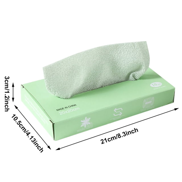 Thickened Disposable Kitchen Cloth, Washable Reusable Dishcloth for Dry and Wet Purpose, Pull-Out Cleaning Wipes for Kitchen and Household Use