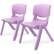 thumbnail image 1 of Set 2 Silla Infantil de Plástico Resistente para Niños | Diseño Ergonómico y Cómodo | Ideal para Casa, Escuela y Guardería (Lila), 1 of 5