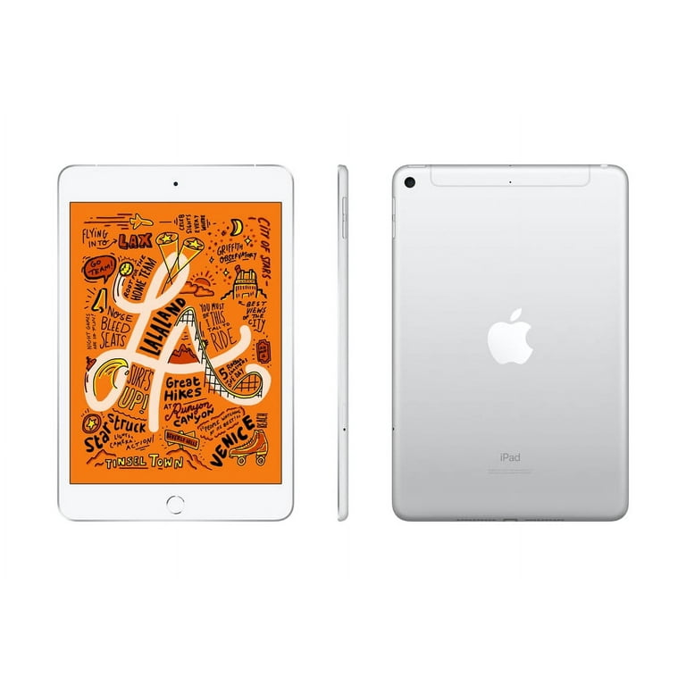 2019 Apple iPad Mini Wi-Fi + Cellular 256GB - Silver (5th 2019 Apple iPad Mini Wi-Fi + Cellular 256GB - Silver (5th