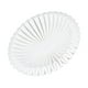 thumbnail image 5 of Uadme Bandeja Redonda Blanca De Resina, Plato De Resina Decorativo De Gran Capacidad con Forma De Pétalo Plisado, Regalo De Decoración del Hogar, 5 of 14