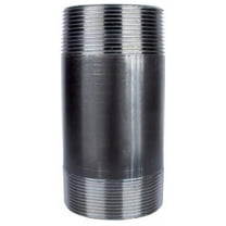 STZ Industries 2-1/2 in. MIP each X 2-1/2 in. D MIP Black Steel 4 in. L Nipple