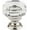 Polished Nickel, variant on Emtek 86571US26 1.375 in. Lowell Crystal Cabinet Knob, Bright Chrome