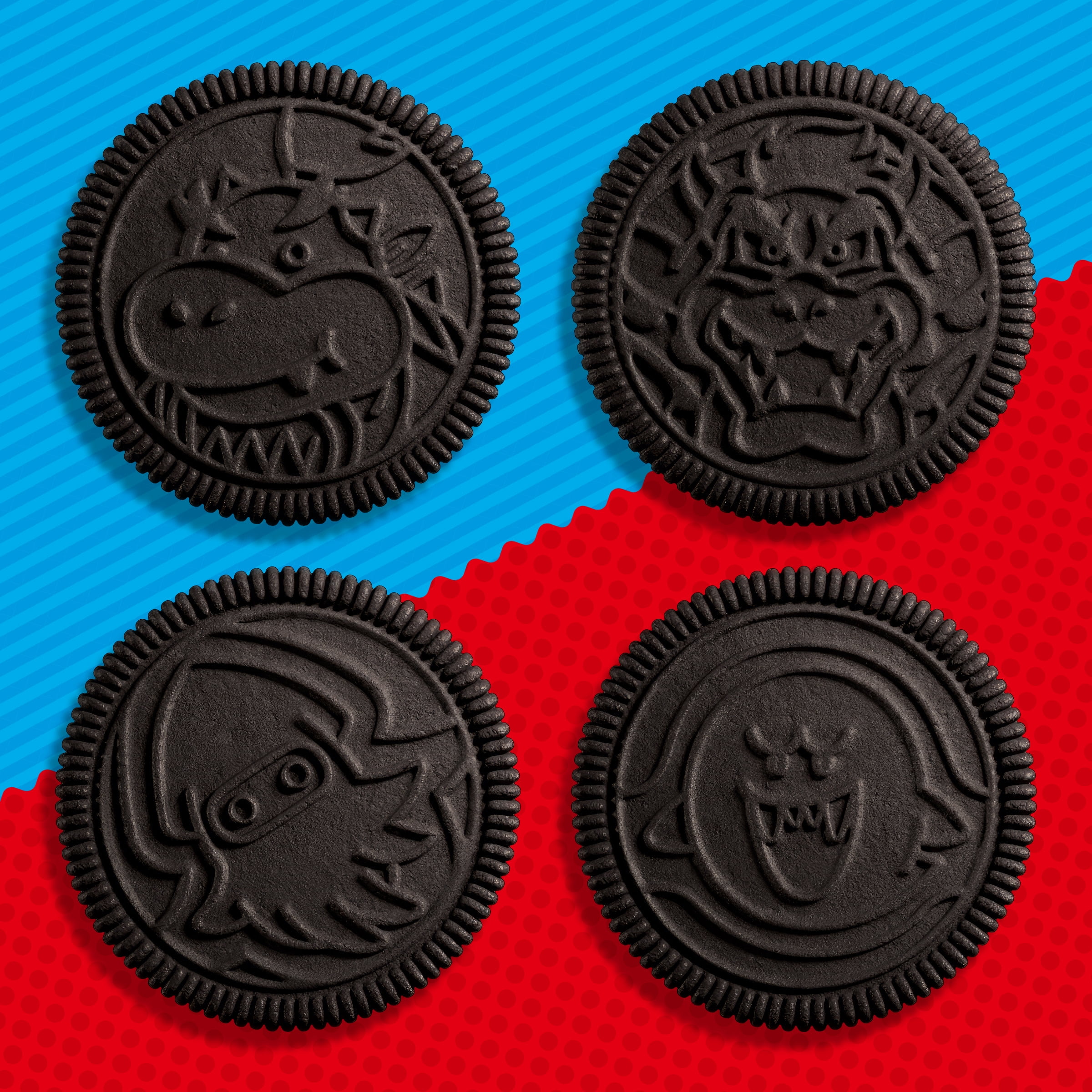 Super Mario™ OREO Chocolate Sandwich Cookies, Baked, 12.2 oz, Shelf Stable, Plastic Tray