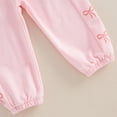 thumbnail image 4 of Zshosam Fall Baby Girl Clothes Toddler Girl Clothes 2 Piece Outfits Fashion Sweatshirts+Sweatpants Long Sleeve Clothing Set,Pink 12-18 Months, 4 of 9