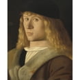 thumbnail image 3 of Venetian 16th Century 20x24 Black Modern Framed Museum Art Print Titled - Portrait of a Young Man (C. 1505), 3 of 5