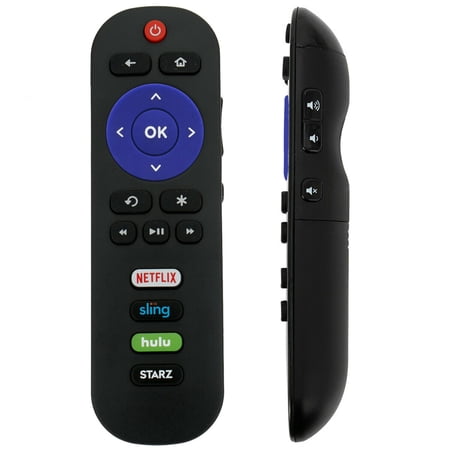 RC280 Replace Remote Control for TCL TV with Hulu Starz Netflix Sling APP Key