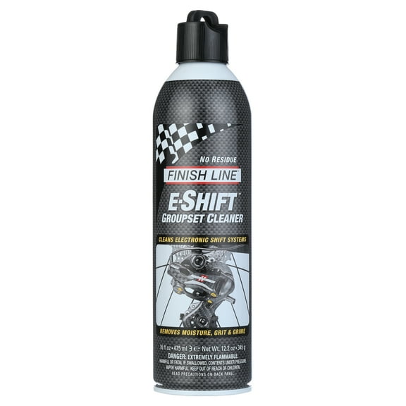 Finish Line E-Shift Groupset Bicycle Cleaner and Degreaser, 17 oz Aerosol
