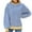 #1 Blue White, variant on TEMOFON Women Long Sleeve Tops Crewneck T Shirts Casual Striped Shirts Color Block Tops Loose Pullover Fall Winter Sweatshirts for Women Oversized Fashion Tunic Tops Outfits Size XL