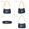 thumbnail image 7 of FORMRS Womens Shoulder Bag with Chain Strap Clutch Purse Cute Tote Handbag, Window Earth, 7 of 7