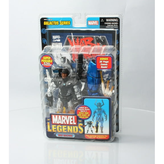 Marvel Legends War Machine Action Figure & Comic Book Galactus ToyBiz #71141