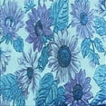thumbnail image 1 of Ahgly Company Machine Washable Indoor Square Transitional Bright Navy Blue Area Rugs, 5' Square, 1 of 7