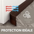 thumbnail image 3 of Anti-draught door bottom & door seal - NEW insulating door bottom (quick to install), ideal for insulation against cold, noise & humidity (1 x brown), 3 of 4