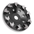 thumbnail image 1 of Rueda de moliDa de diamantes, rueda de moliDa de diamantes de 150 mm de rueda de 150 mm de rueda de lijado hormigón Buen Durabilidad negra de uso de diamantes de uso negro, 1 of 7