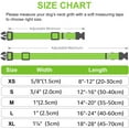 thumbnail image 3 of Koreshion Reflective Dog Collar,Soft Neoprene Padded Breathable Nylon Pet Collar Adjustable for Medium Dogs, Green, XL, 3 of 6