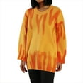 thumbnail image 1 of Women Tie Dye Oversized Knit Pullover Sweater Long Sleeve Loose Sweatshirt, 1 of 6
