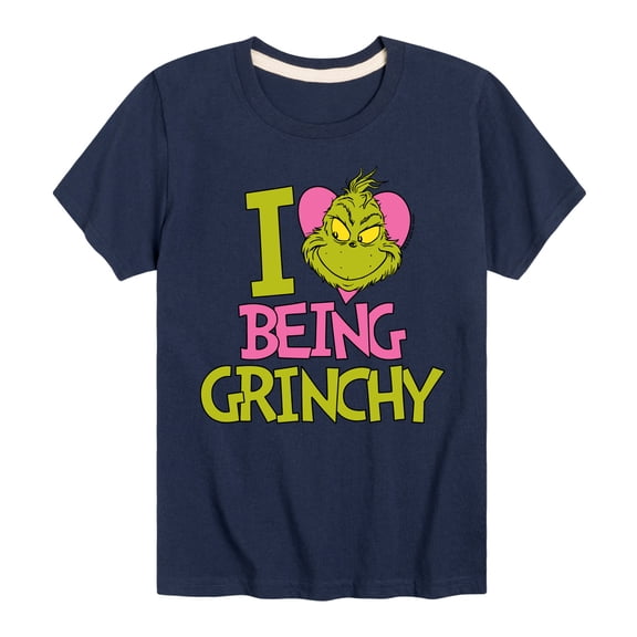 The Grinch - I Love Being Grinchy - Toddler & Youth Short Sleeve Graphic T-Shirt