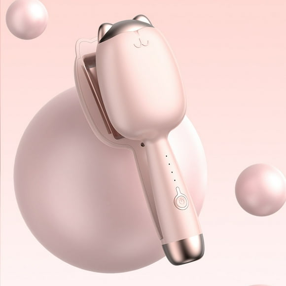 Natural Curls, Hair Curler, Curling Wand,Negative Hair Straightener Without Damaging Hair Curls,Fast Heating Crimper Wand Curler In All Hair Type