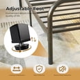 thumbnail image 7 of edx Queen Size Classic Metal Platform Bed Frame with Headboard, Heavy Duty Steel with Under Bed Storage, No Box Spring Needed, 7 of 7