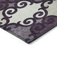 thumbnail image 4 of Addison Rugs Chantille Indoor/Outdoor Transitional Scrolls Eggplant Washable Rectangle Rug, 2'6" x 3'10", 4 of 6