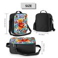 thumbnail image 2 of Winnie Bear P-ooh Lunch Bags Portable Insulated Lunch Box Tote Bag Cooler Office Picnic, 2 of 9