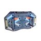thumbnail image 5 of Equipo de entrenamiento con soporte para flexiones, estación de ejercicios plegable, suministros Gris, 5 of 9